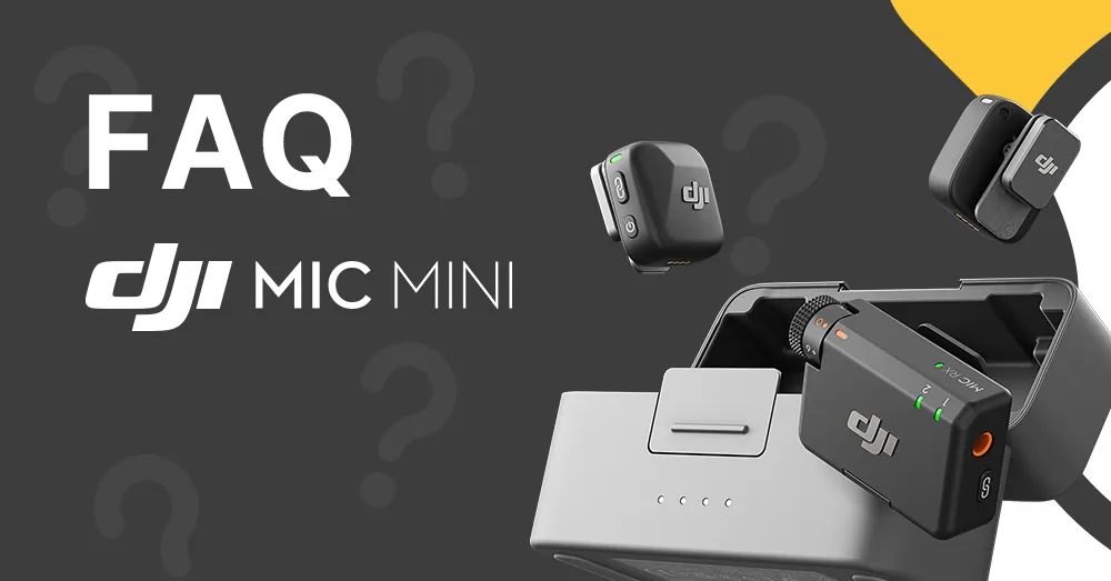 DJI Mic Mini najczęściej zadawane pytania - FAQ