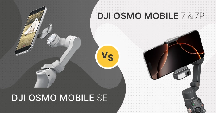 DJI Osmo Mobile 7/7P vs DJI Osmo Mobile SE – który gimbal wybrać?