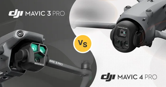 DJI Mavic 4 Pro vs DJI Mavic 3 Pro - porównanie dronów