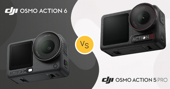 DJI Osmo Action 6 vs DJI Osmo Action 5 Pro