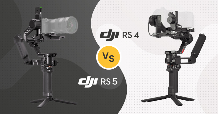 Porównanie stabilizatorów DJI RS 4 vs DJI RS 5