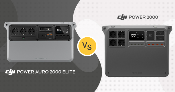 Porównanie | DJI Power Auro 2000 Elite vs DJI Power 2000 - którą stację zasilania wybrać?