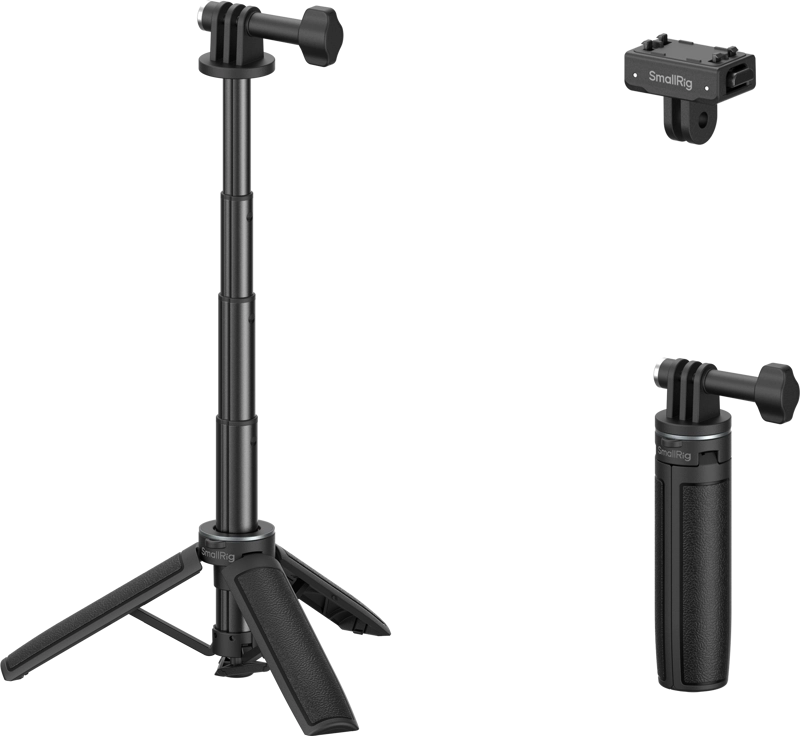 SmallRig 6151 – czterosekcyjny kijek teleskopowy do selfie o długości 13–30,5 cm