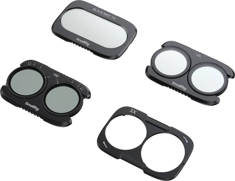 Zestaw filtrów SmallRig 6477 VND1-5 CPL Black Diffusion do DJI Osmo Pocket 4P