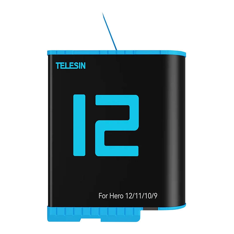 Rechargeable Telesin battery for GOPRO Hero 12 11 10 (1750