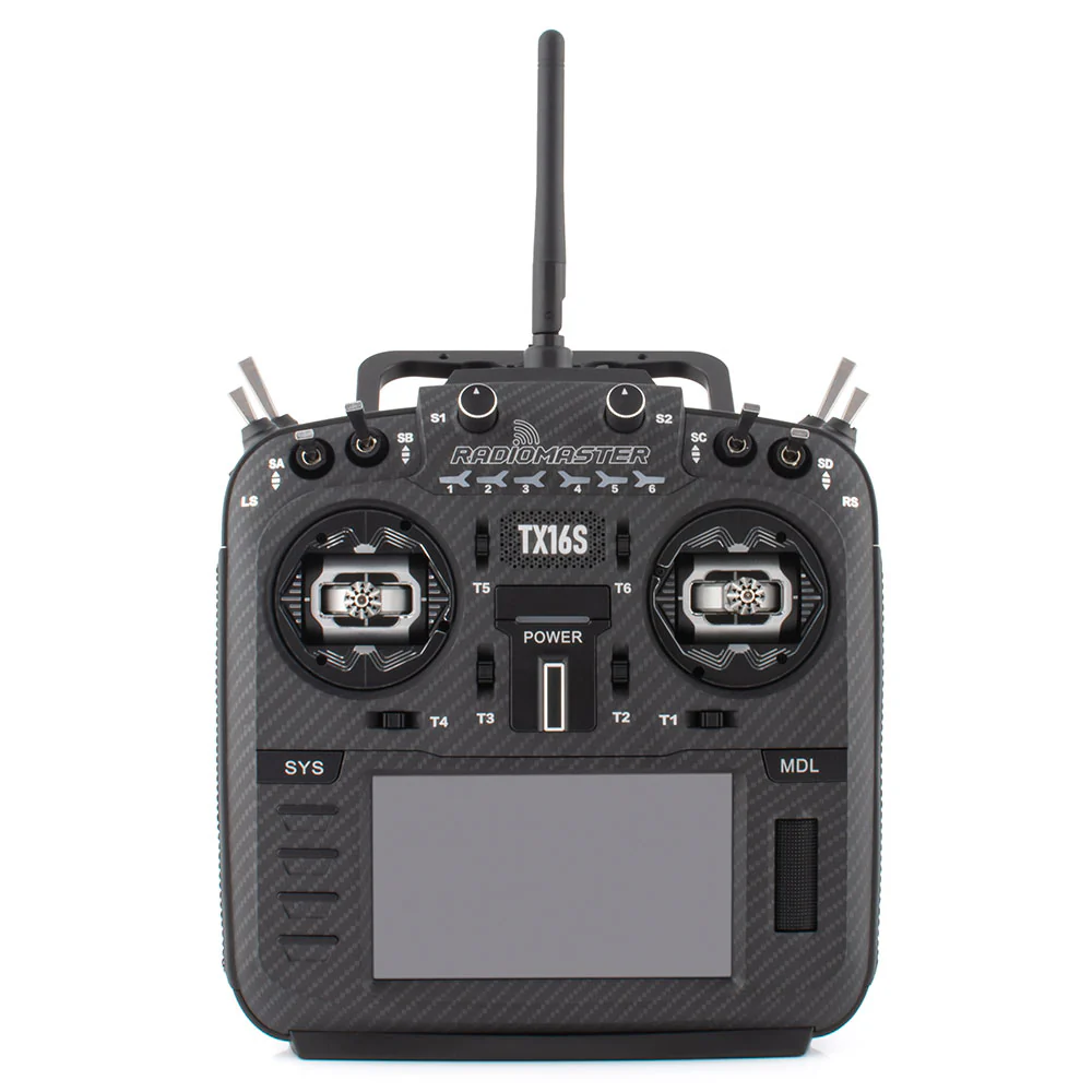 RadioMaster TX16S MKII MAX AG01 Gimbal 4-in-1 BLACK Radio Controller