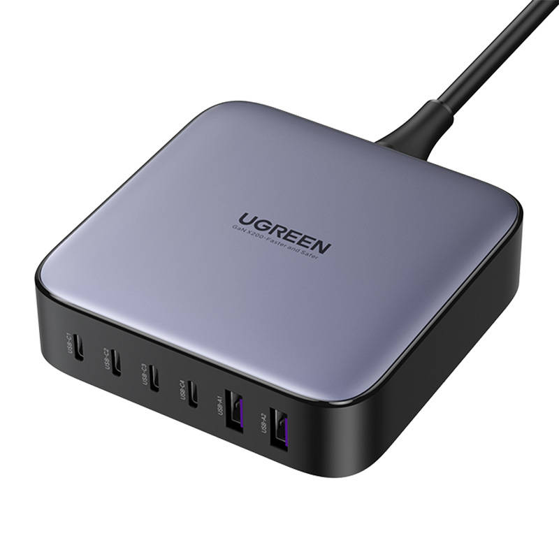 Ładowarka sieciowa UGREEN CD271 2xUSB-A 4xUSB-C GaN 200W