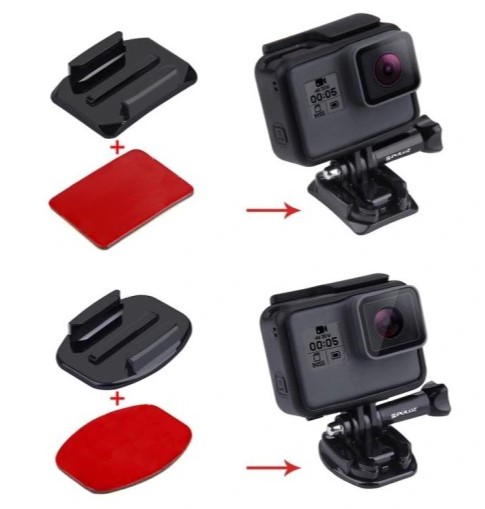 Elementy zestawu Puluz do Osmo Action / GoPro