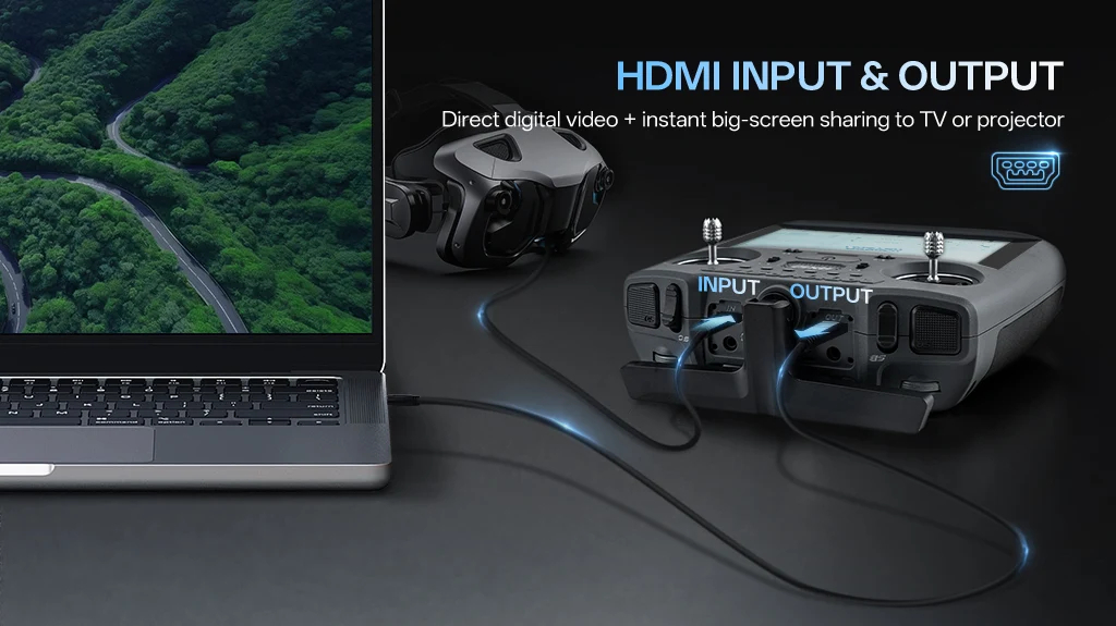 HDMI IN i HDMI OUT w RadioMaster AX12