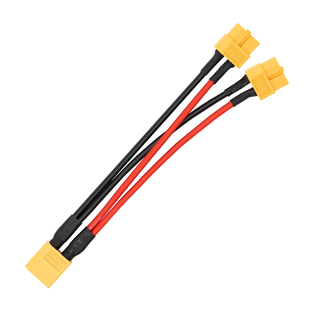 Kabel rozdzielający ToolkitRC XT60 męski na dwa złącza XT60 żeńskie