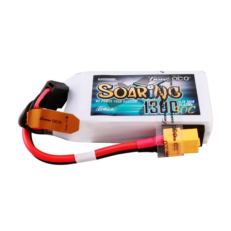 Akumulator Gens ace G-Tech Soaring 1300mAh 11.1V 30C 3S1P z boku