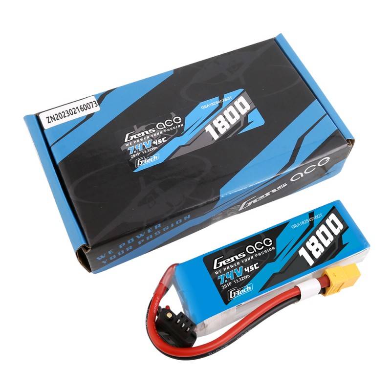 Akumulator GensAce G-Tech LiPo 1800mAh z balancerem JST-XHR