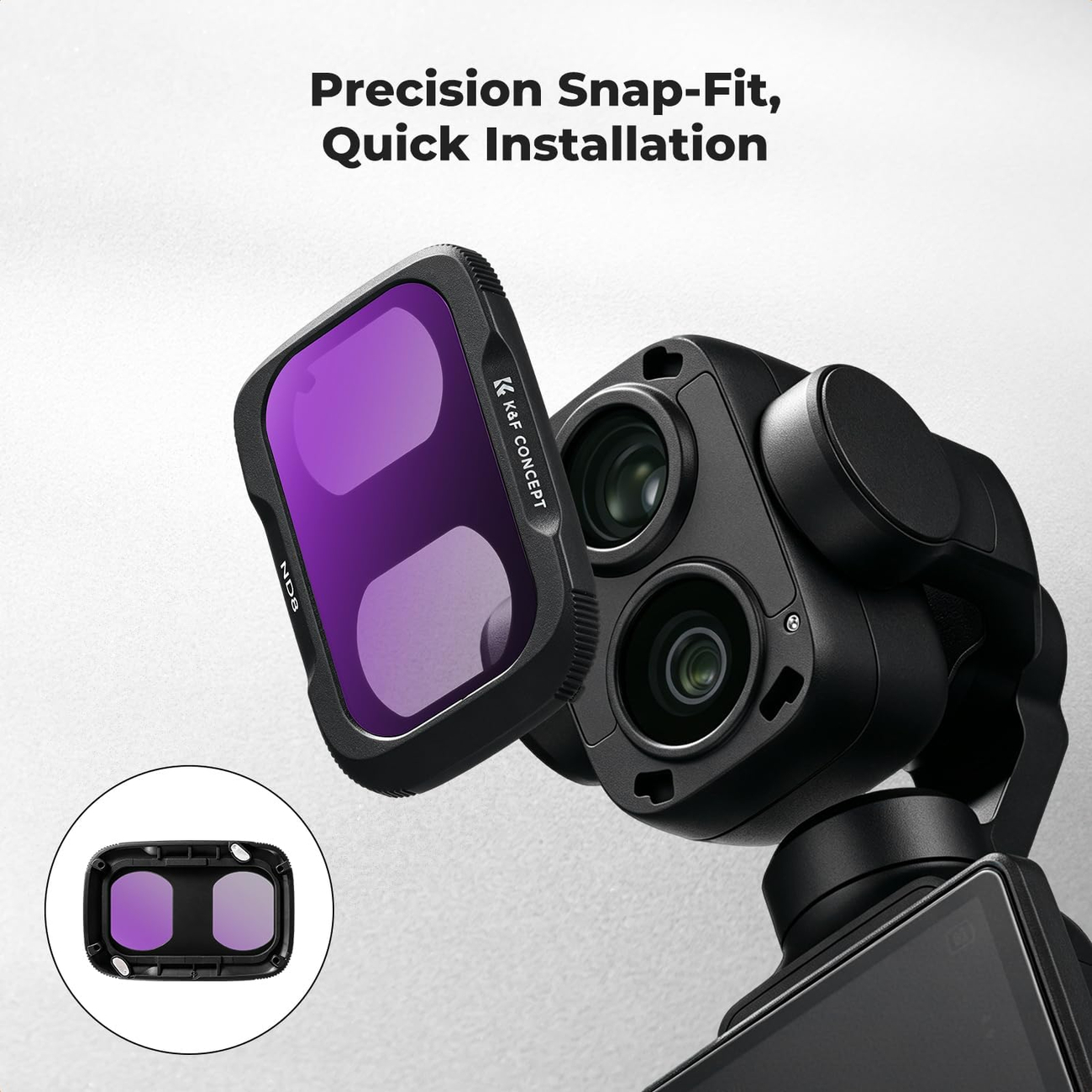 Powłoki filtrów ND K&F Concept do DJI Osmo Pocket 4P
