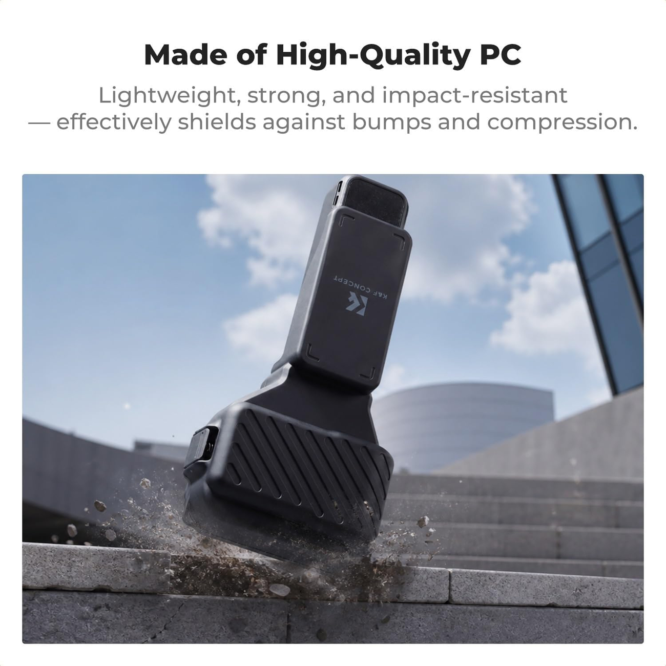 Zatrzaskowe zamknięcie obudowy K&F Concept do DJI Pocket 4P