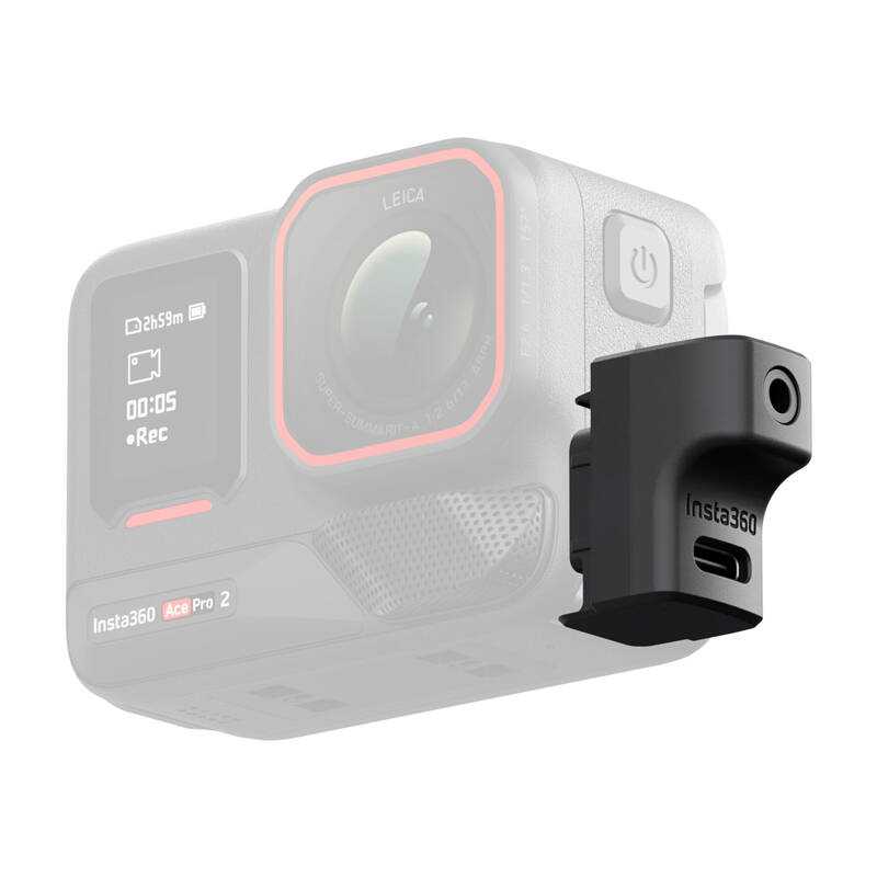 Adapter mikrofonu Insta360 - szczegóły konstrukcji