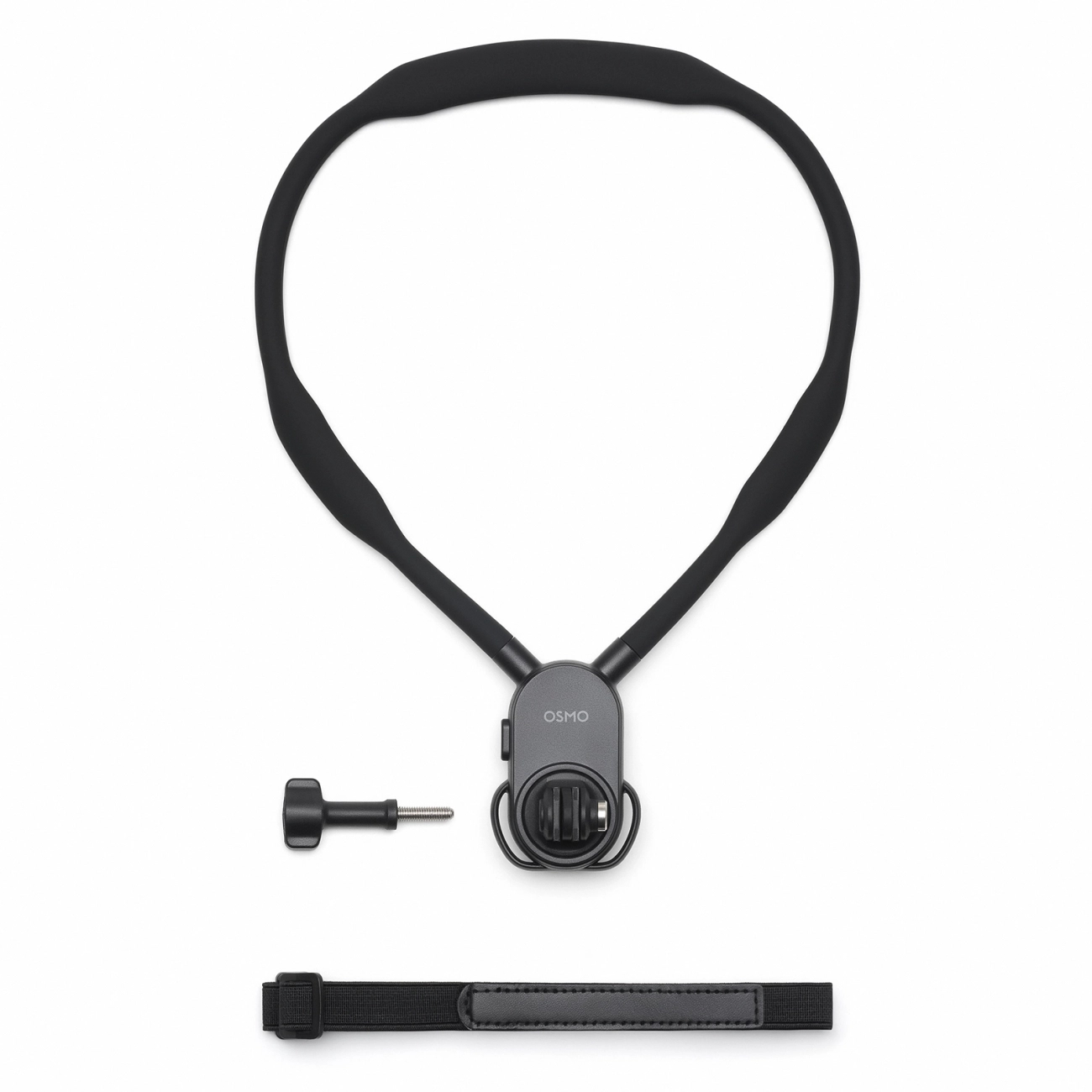 Zawieszane mocowanie na szyję DJI Osmo Max w użyciu
