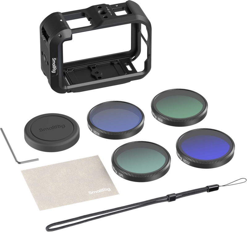 Zestaw SmallRig 6374 – klatka ochronna i filtry do DJI Osmo Action 6