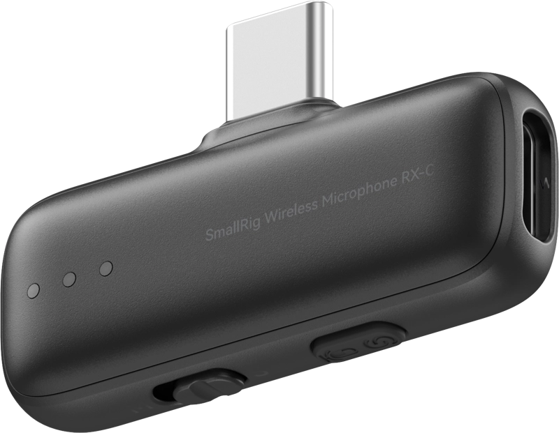 SmallRig 5718 S70-C1 – konfiguracja mikrofonu i odbiornika USB-C