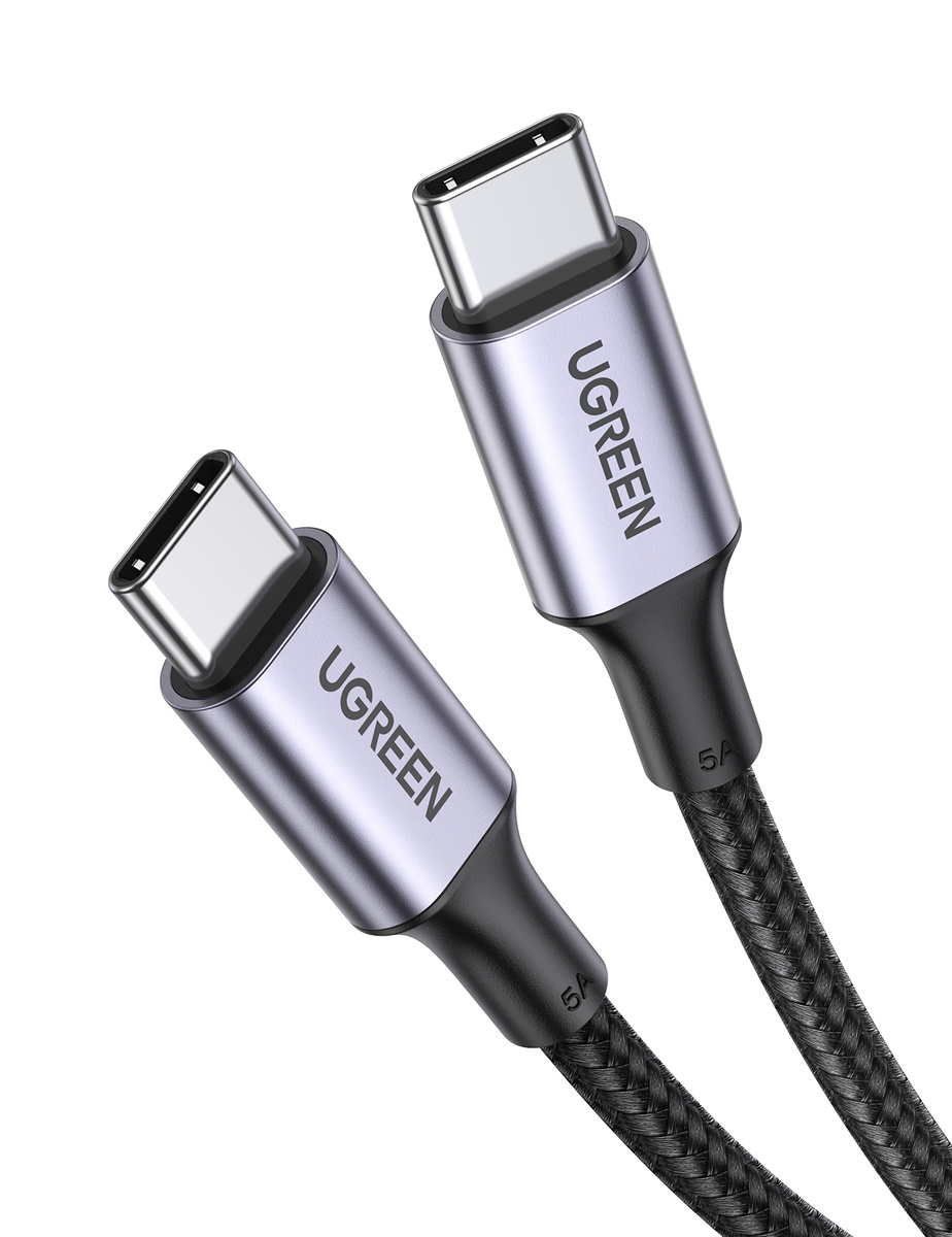 Kabel USB-C do USB-C UGREEN US316 100W 1.5m czarny