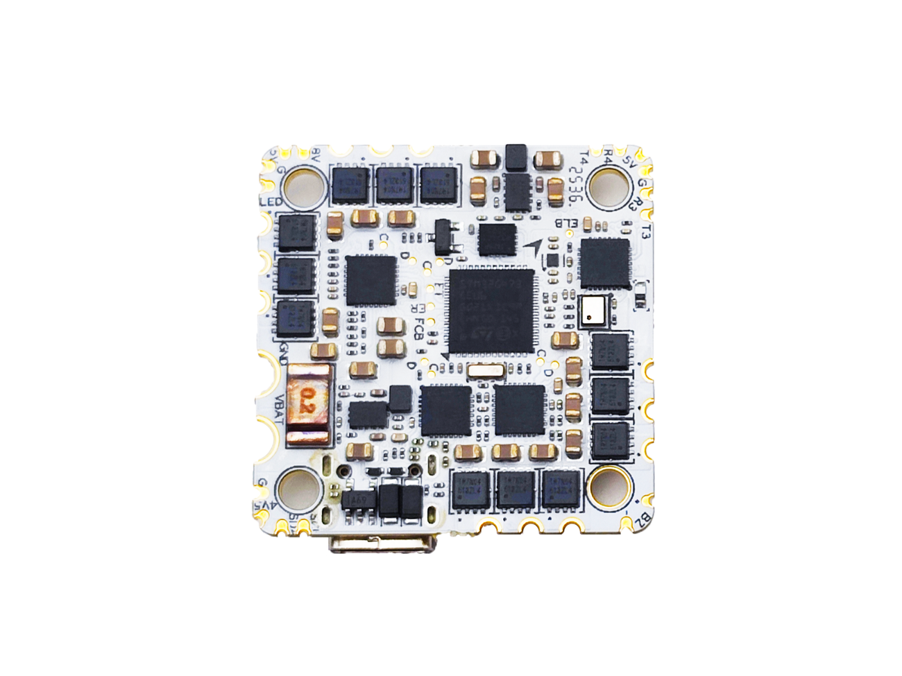 Kontroler lotu AIO HDZero Gamma 45A HD-Ready - widok z góry