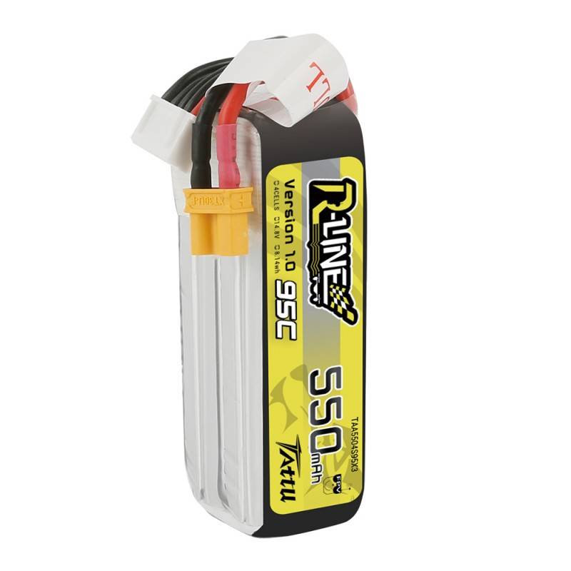 Akumulator Tattu R-Line 550mAh 14.8V 95C 4S1P - zbliżenie