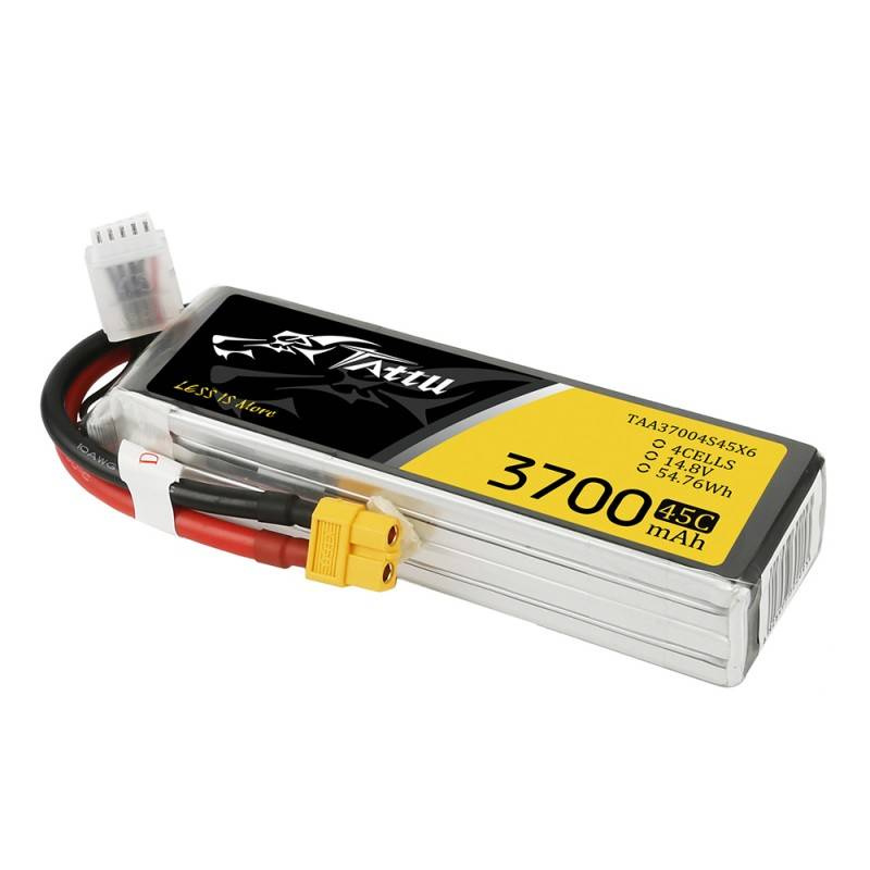 Akumulator Tattu 3700mAh 14,8V 45C 4S1P - wymiary i konstrukcja