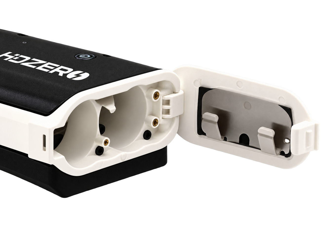 Komora na dwa ogniwa 21700 w obudowie baterii HDZero