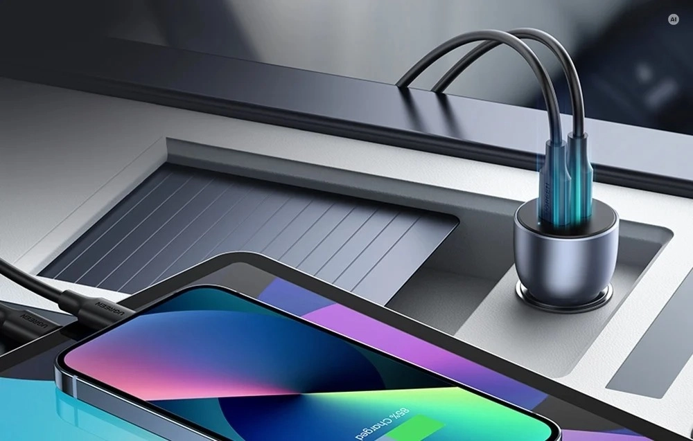 UGREEN CD213 - ładowanie dwóch urządzeń przez porty USB-C