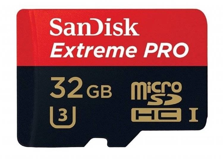 SanDisk Extreme PRO microSDHC 32GB memory card - MegaDron