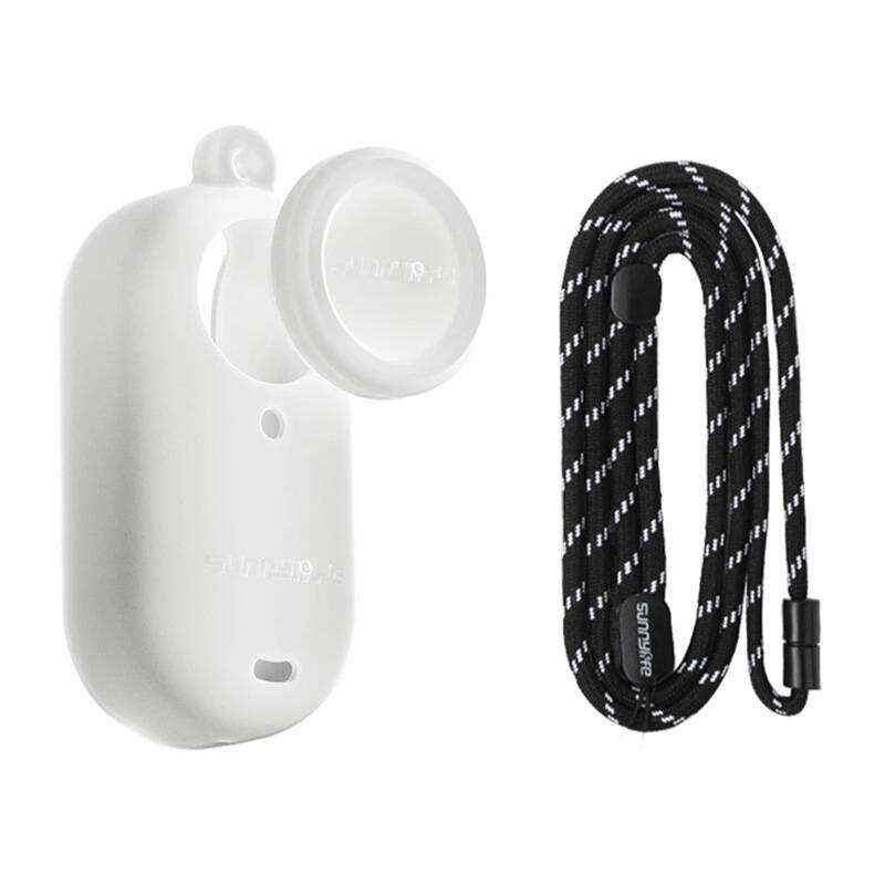 Białe etui ze smyczą Sunnylife do Insta360 GO 3S
