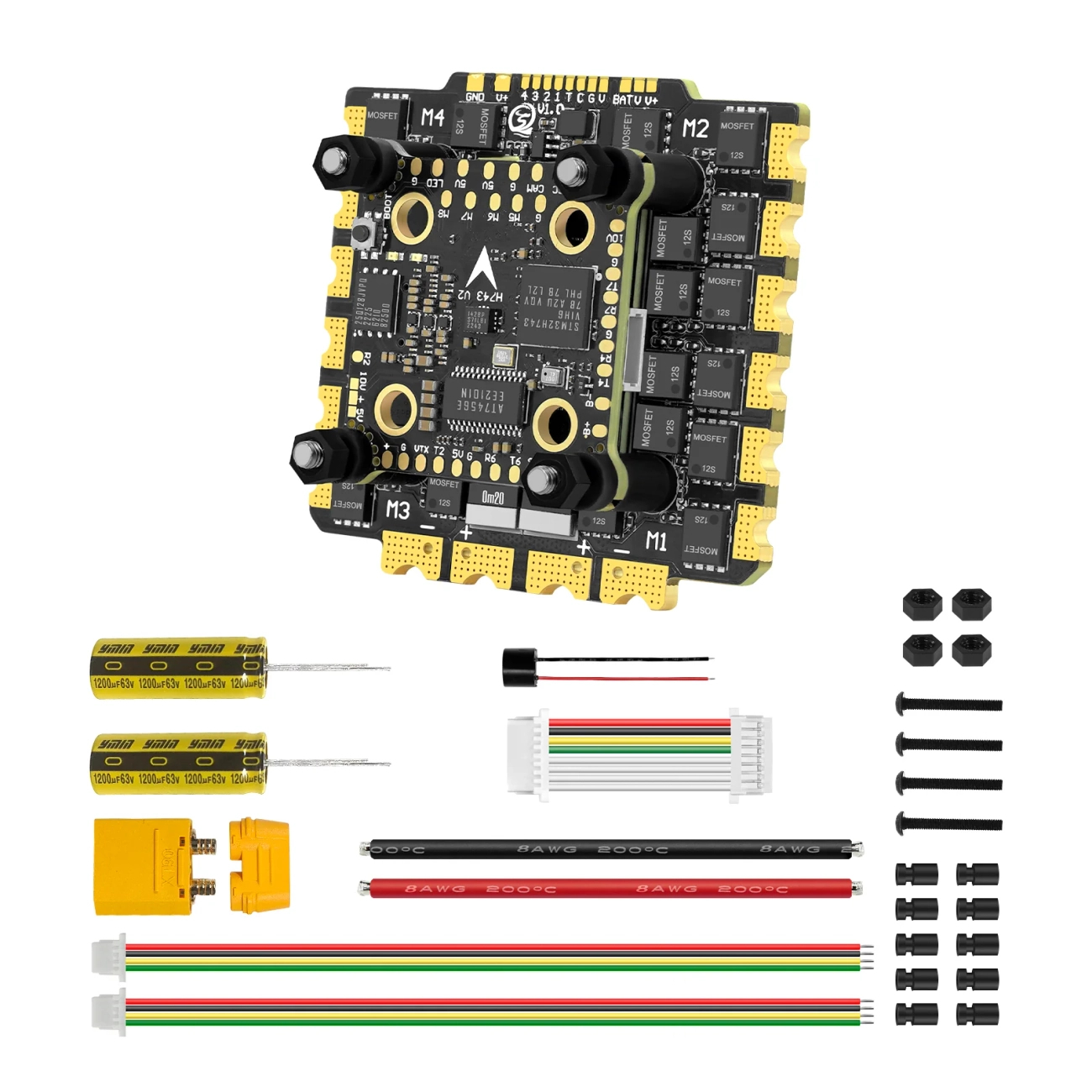 Regulator ESC SEQURE H743 V2 E130 G2 Stack FC ICM42688P 4-12S AM32