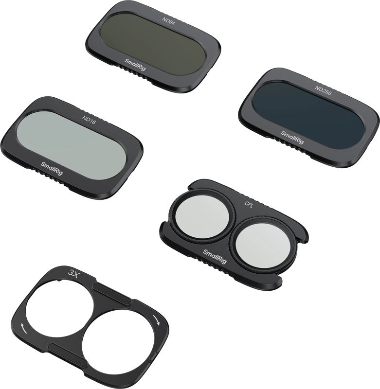Zestaw filtrów optycznych SmallRig 6476 ND16 ND64 ND256 CPL do DJI Osmo Pocket 4P