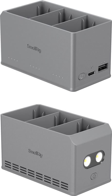 SmallRig 6502 – kompaktowa ładowarka o wymiarach 100 × 54 × 55 mm