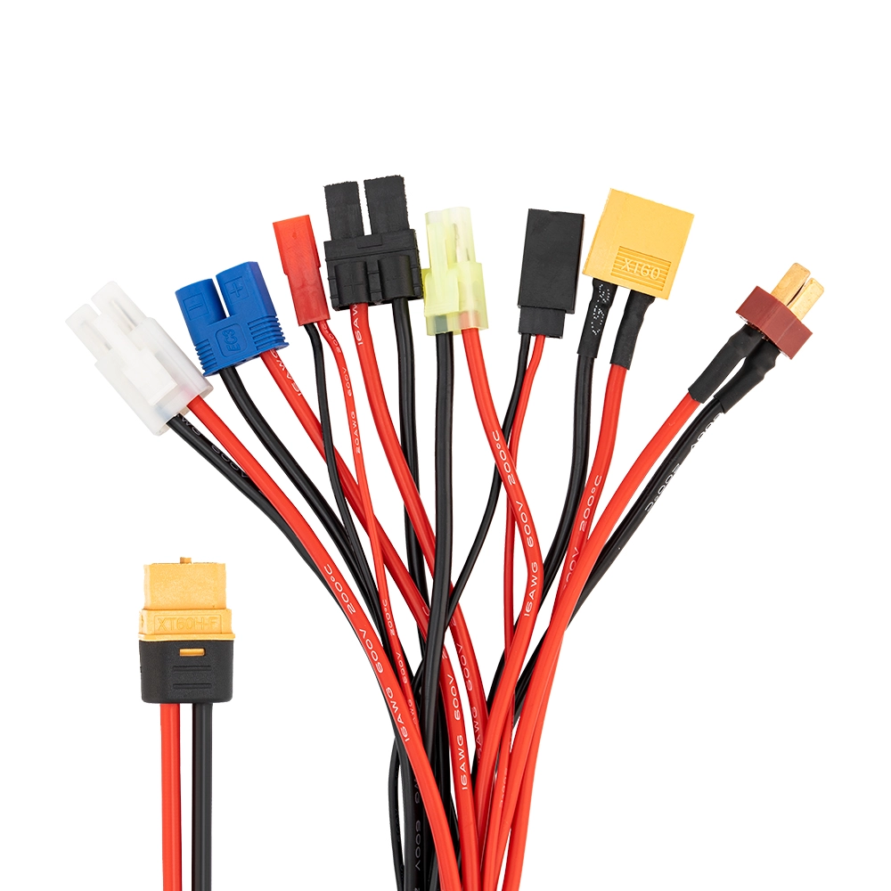 Kabel adapterowy ToolkitRC XT60 żeński do 8 różnych złącz