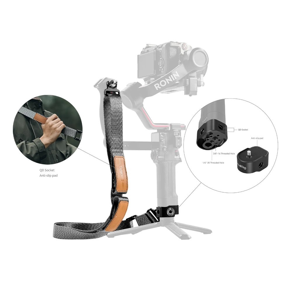 Pasek na ramię SmallRig 4118 do stabilizatorów DJI RS 4 RS 3 i RS 2