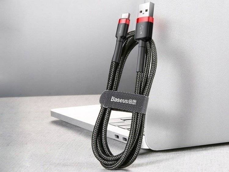 Detale kabla Baseus Cafule USB-C