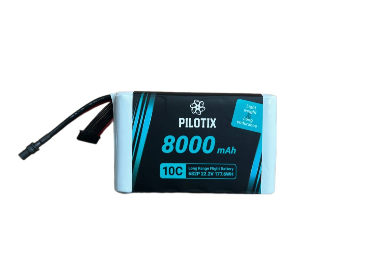 Bateria Pilotix Li-ion 6S2P 8000mah 10C XT60