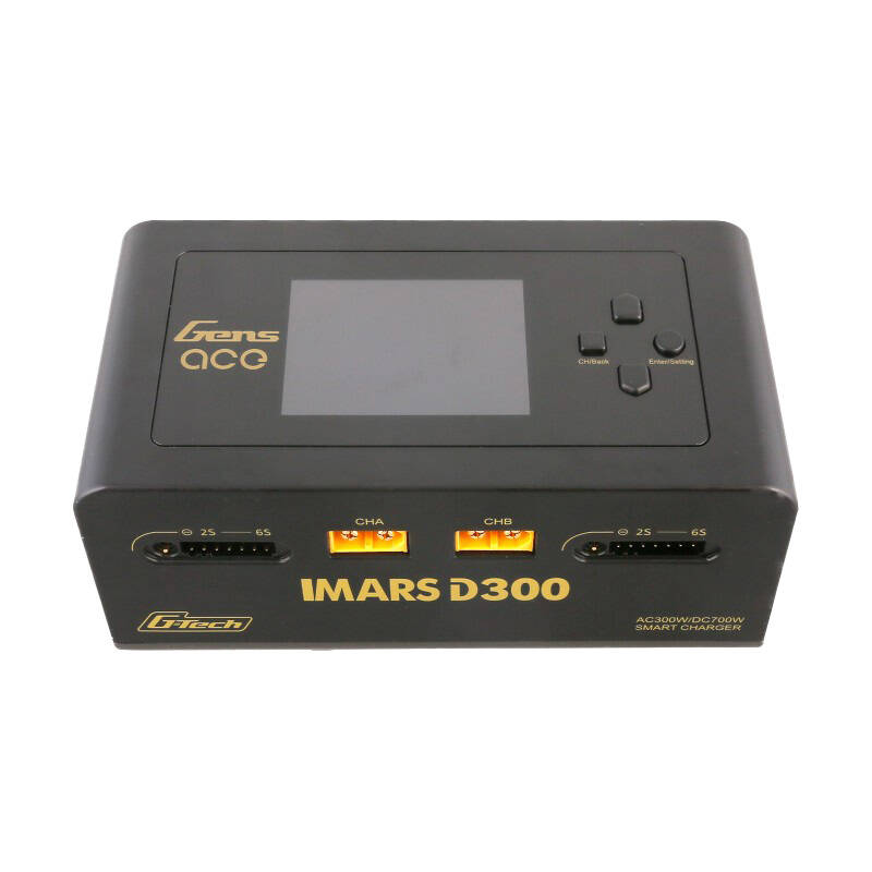 Ładowarka Gens Ace IMARS D300 w czarnym kolorze