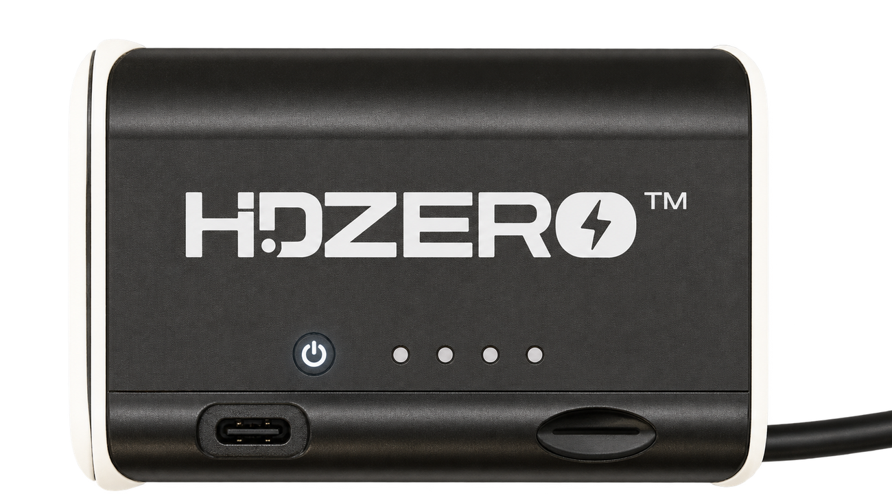 Panel obudowy HDZero z portem USB-C, wskaźnikami i slotem Micro SD