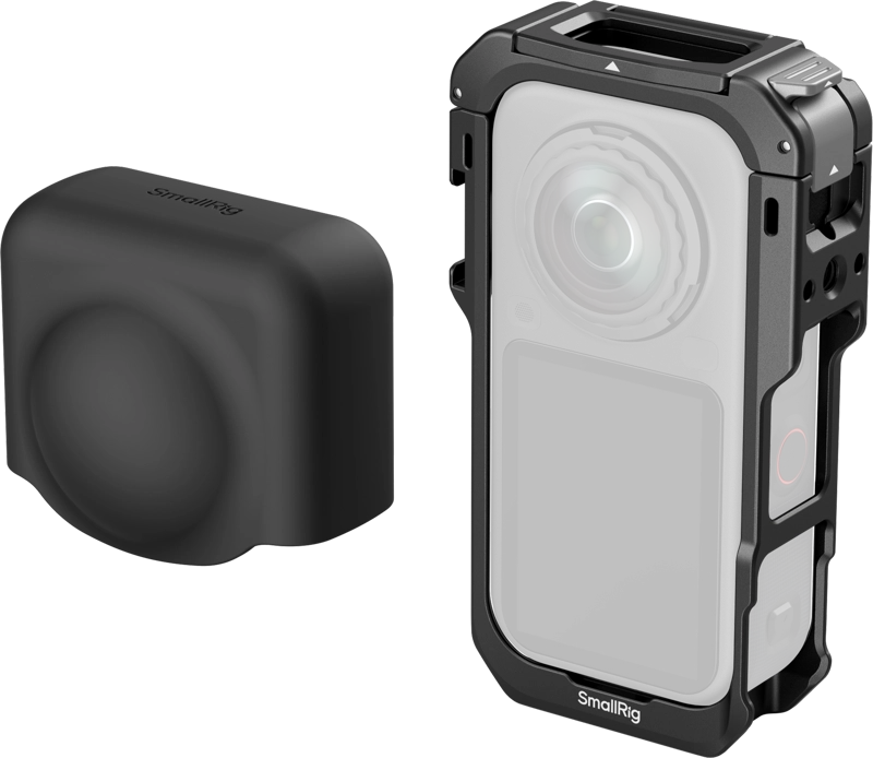 SmallRig 6965 – aluminiowa klatka do Insta360 X6 z rozkładaną podpórką