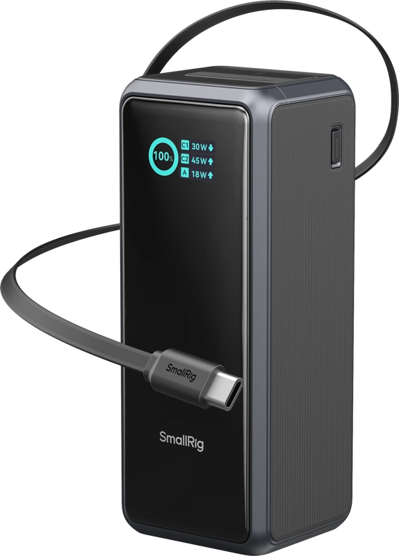 SmallRig Nano72 – powerbank z wbudowanym zwijanym kablem