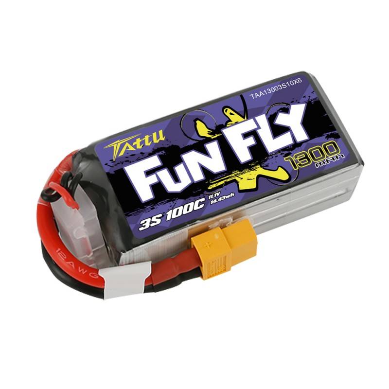 Akumulator Tattu Funfly 1300mAh 11,1V 100C 3S1P - widok produktu