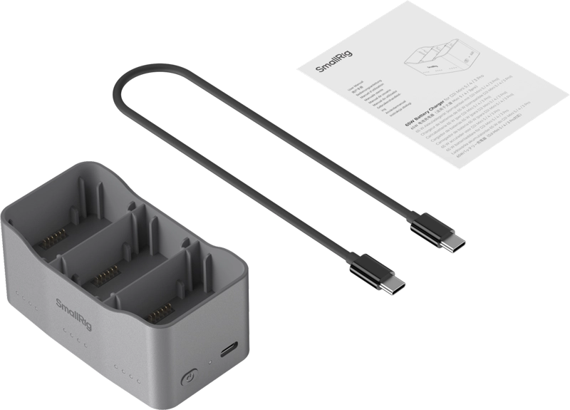 SmallRig 6501 Mini65 – ładowarka 65 W do inteligentnych akumulatorów DJI Mini