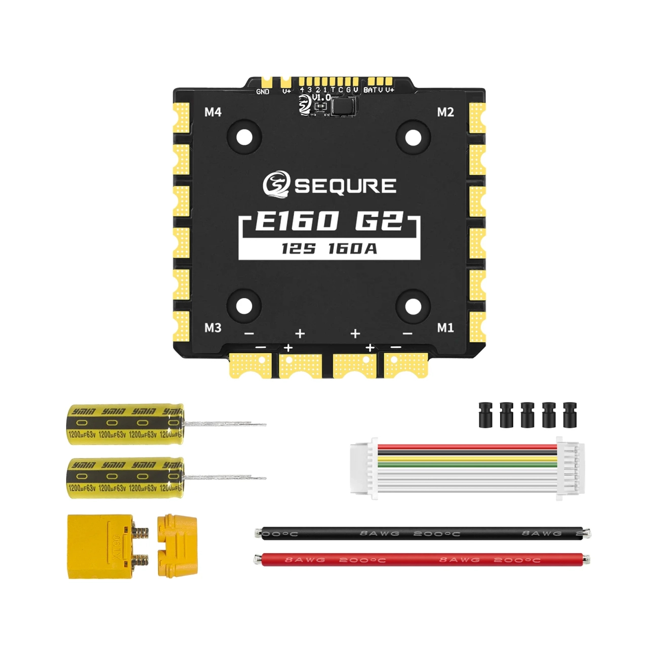 Regulator ESC SEQURE E160 G2 30.5x30.5 4-12S 160A AM32