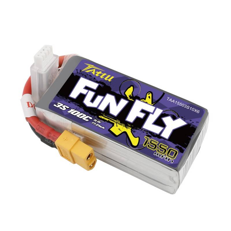 Akumulator Tattu Funfly z przewodem i złączem XT60