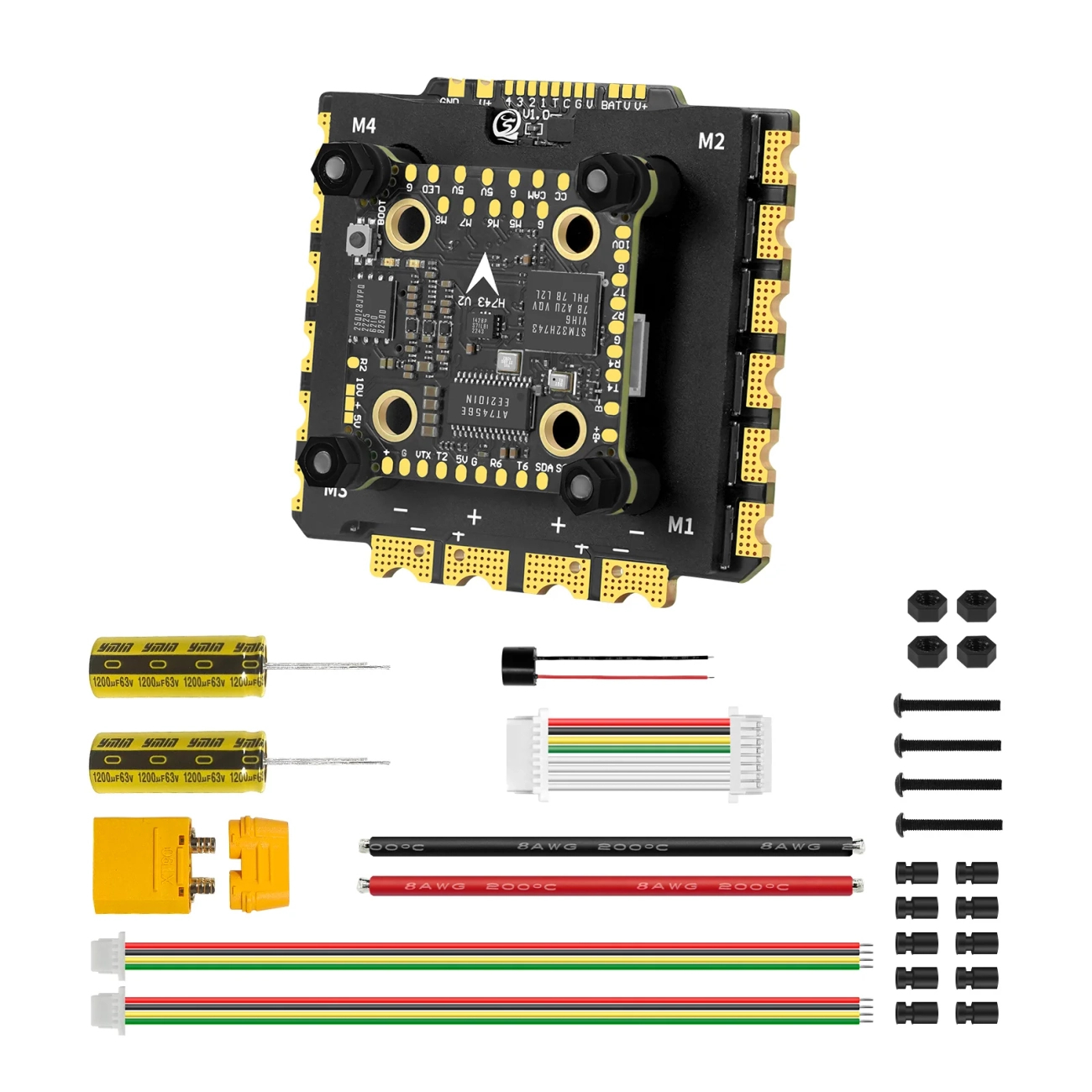 Regulator ESC SEQURE H743 V2 E160 G2 Stack FC ICM42688P 4-12S AM32