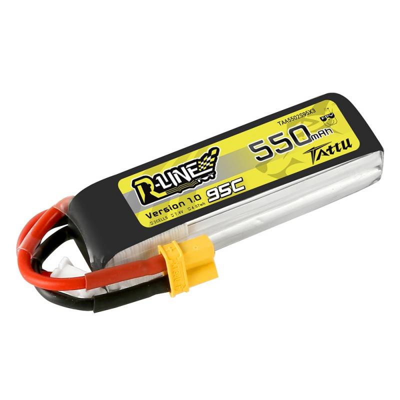 Akumulator Tattu R-Line 550mAh 7.4V z przewodami