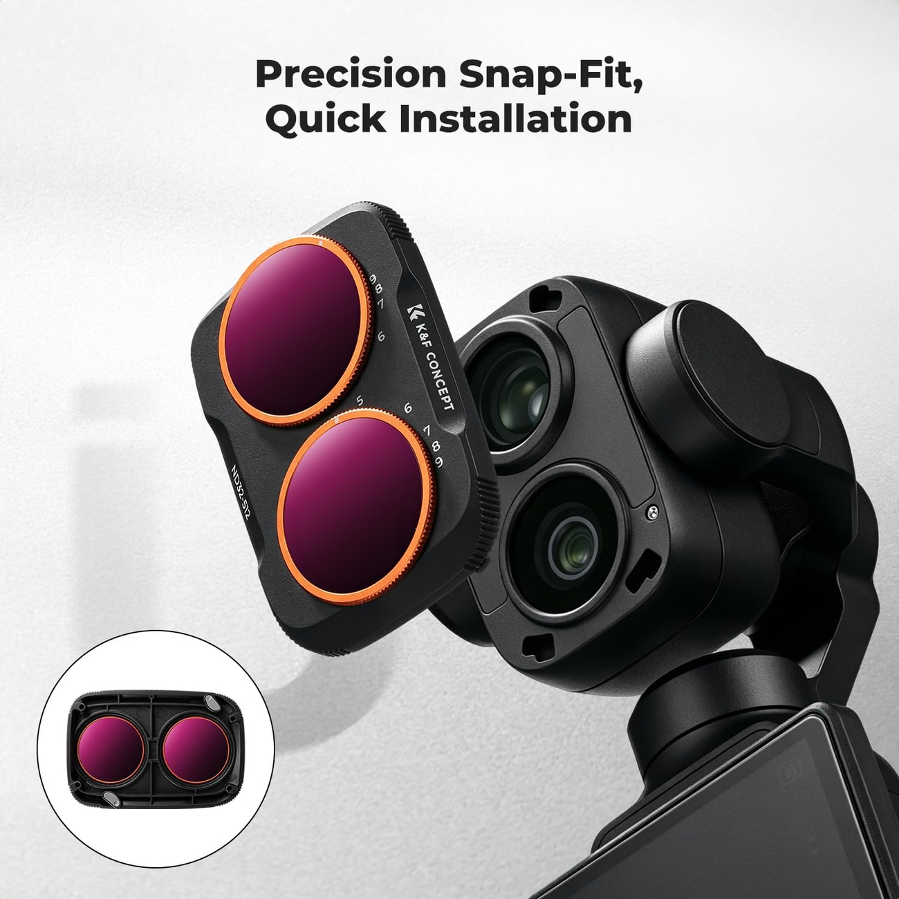 Magnetyczny filtr K&F Concept do DJI Osmo Pocket 4P