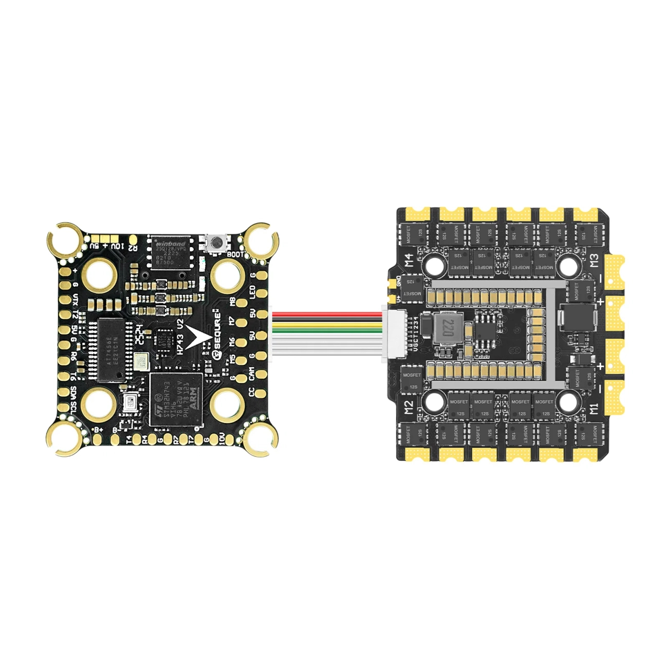 Złącza kontrolera lotu SEQURE H743 V2