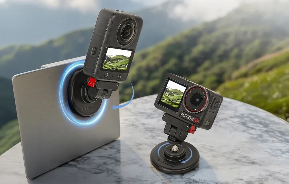 Regulowany uchwyt magnetyczny Sunnylife dla DJI Osmo 360 i kamer Action